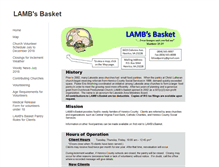 Tablet Screenshot of lambsbasket.org